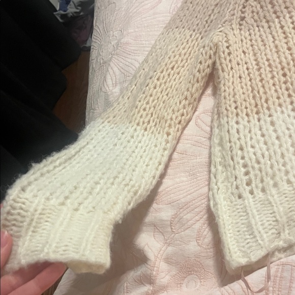 All Saints Beige and Cream Knit Sweater - Picture 3 of 5